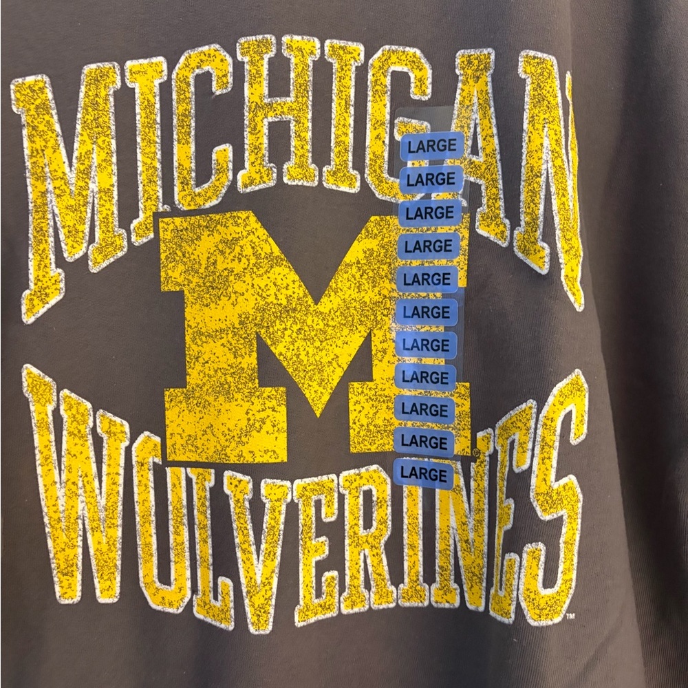 Champion Michigan Wolverines Brown Sweatshirt - Picture 2 of 3